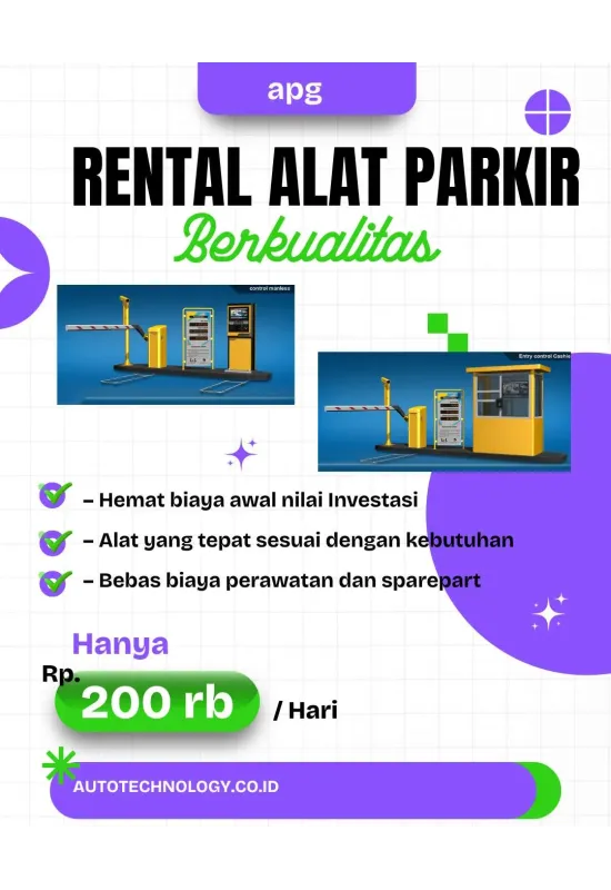 Rental Alat Parkir Cashless