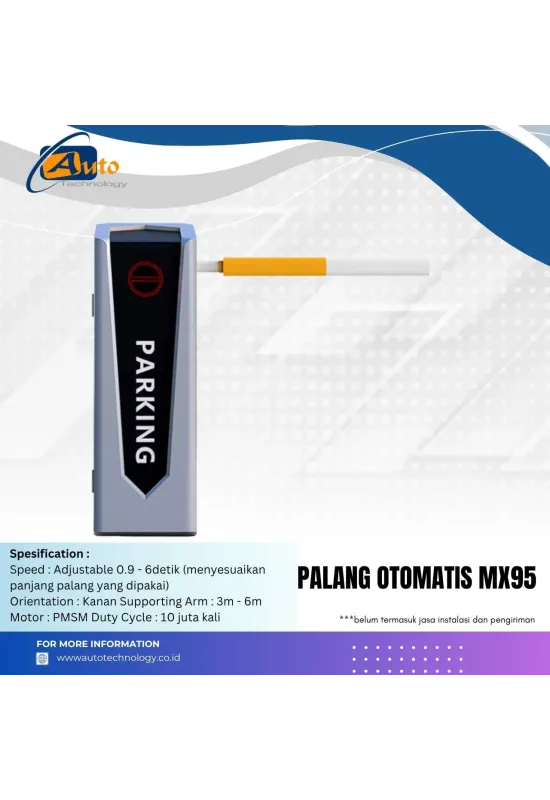  Barrier Gate MX95 Servo Heavy Duty Industrial 