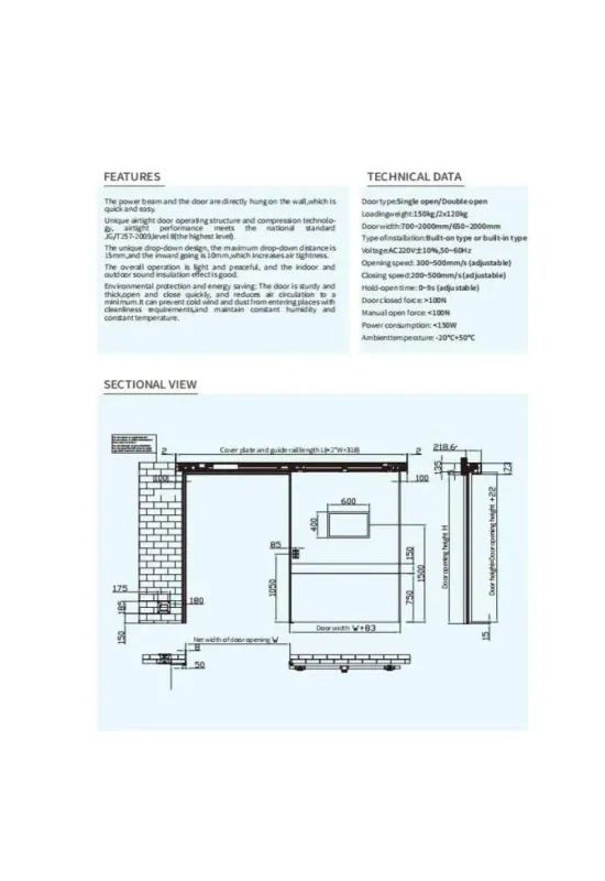 Pintu Automatic Hermetic DQM200
