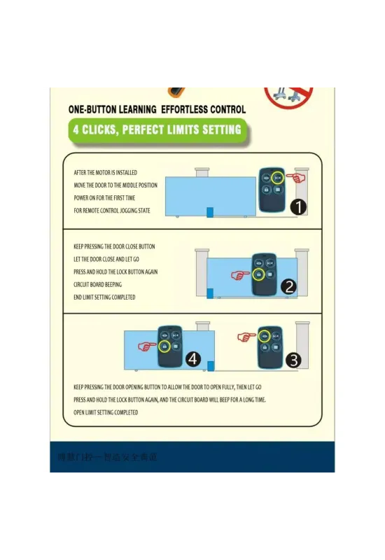 BL800 sliding gate motor no limit