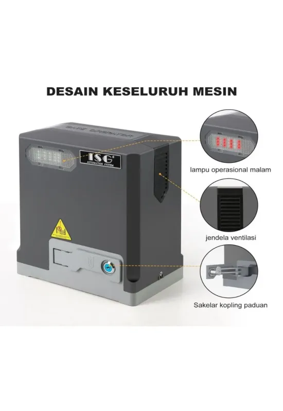 Mesin Pagar Otomatis 1300, 1600, 2000kg ISG LED 