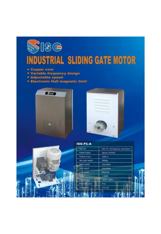 SLIDING GATE ISG AC 3000 KG 3 Phase
