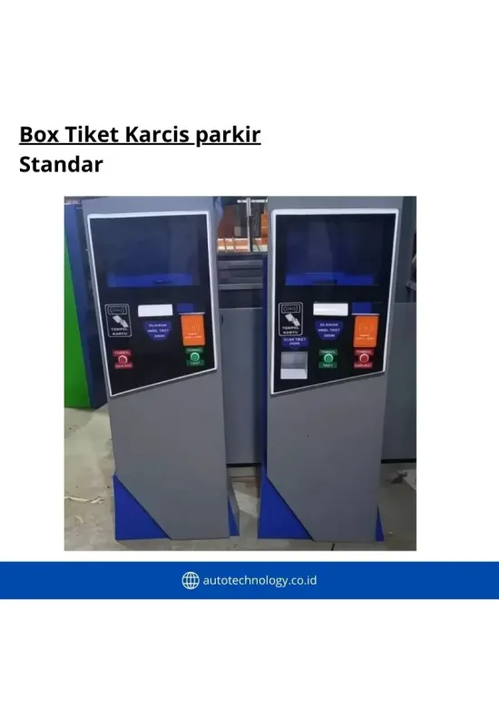 Box Tiket Karcis parkir Standar