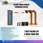 Palang Perumahan 1 Gate LED 2 RFID Standalone